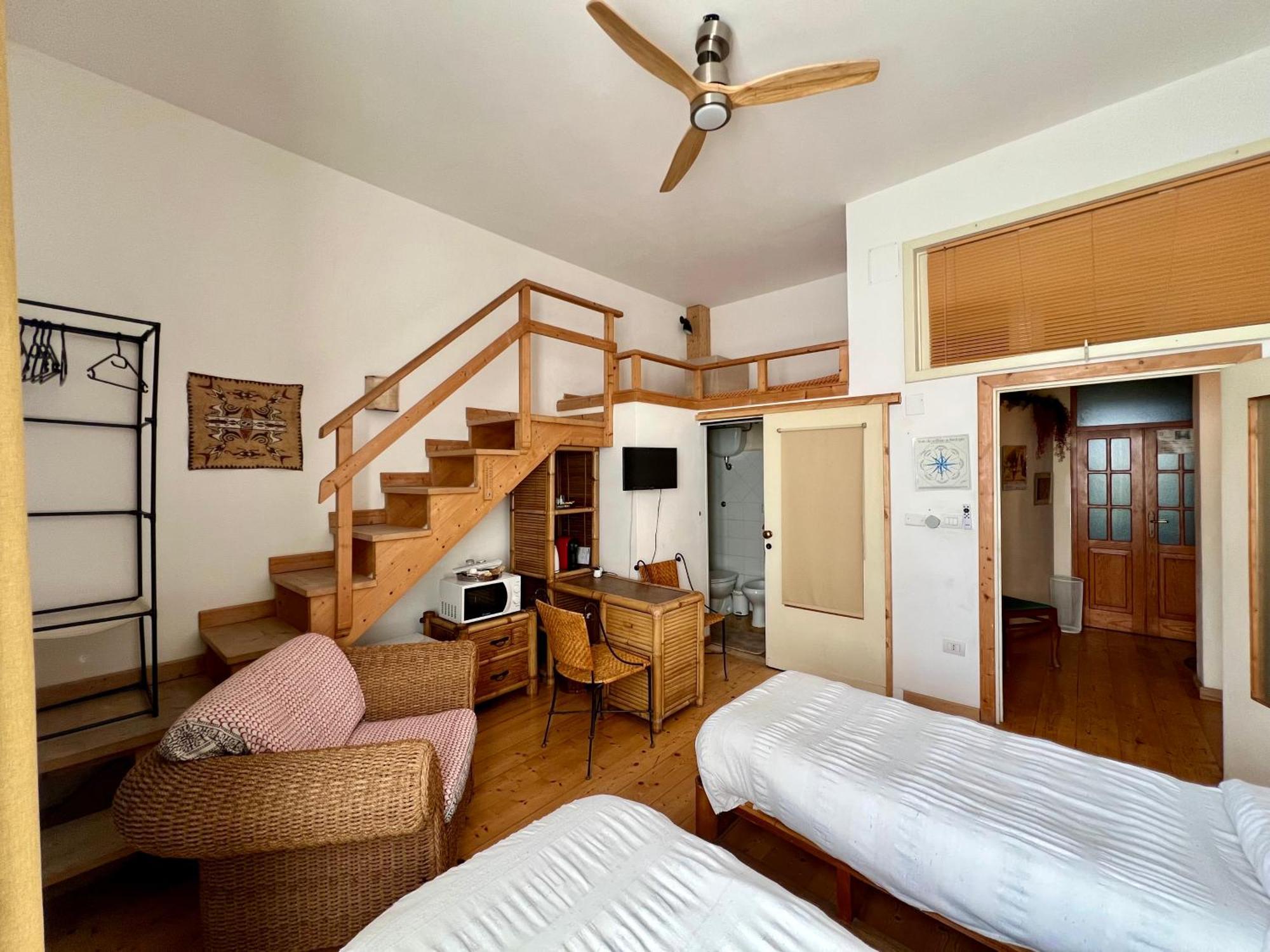 B&B Le Finestre Su Via Cavour 사사리 객실 사진